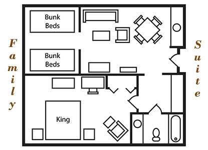 Family Suite Layout