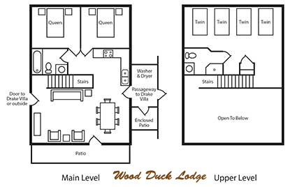 Wood Duck Villa Layout